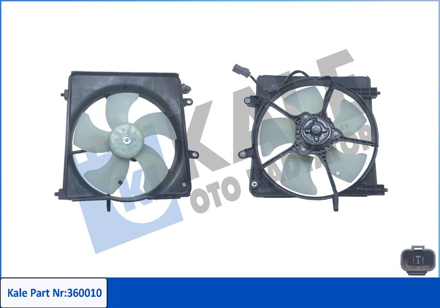 FAN GRUBU HONDA JAZZ II 1.2İ/1.3İ DSI 02-08 - 12V