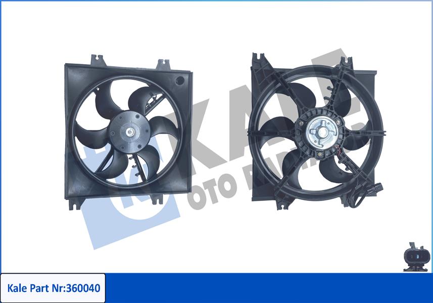 FAN GRUBU HYUNDAI ACCENT II 1.3 1.5 1.6 1.5CRDI 00-05- 12V