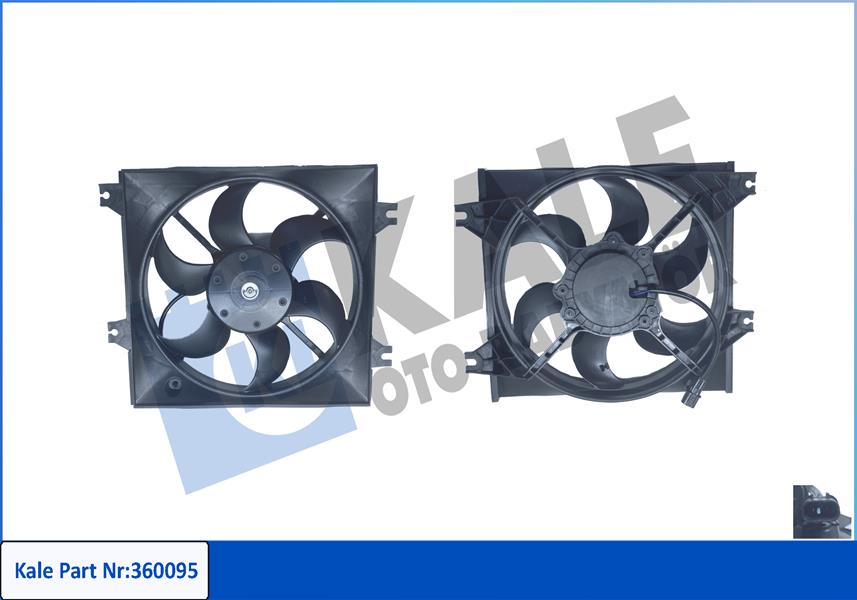 FAN GRUBU HYUNDAI ACCENT II 1.3 1.5 1.5CRDI 1.6 02-05 - 12V