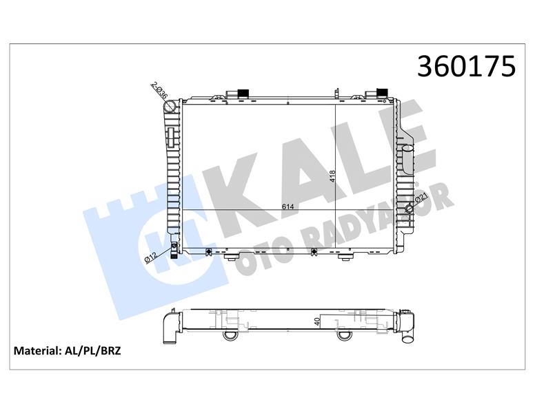 MOTOR SU RADYATORU MERCEDES CLK-CLASS C208 A208