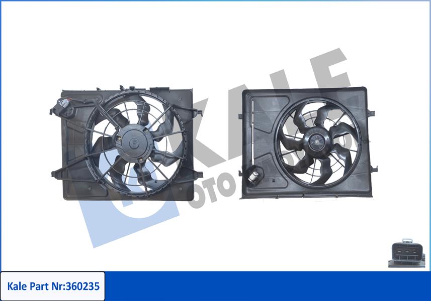 FAN GRUBU HYUNDAI İ30 1.4 1.6 07-11-İ30 ESTATE 1.6 08-12 - 12V