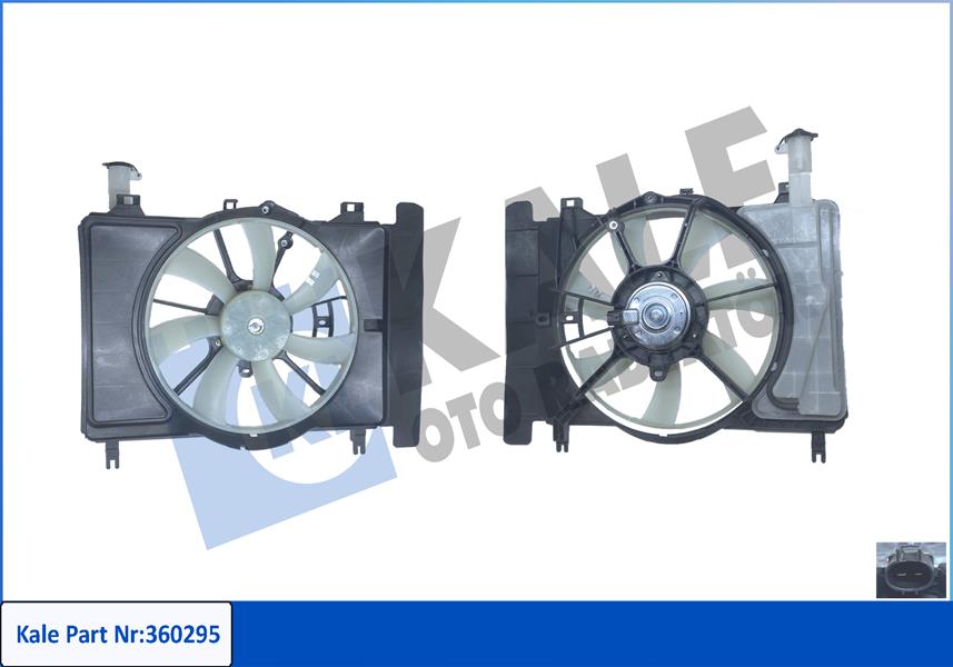 FAN GRUBU TOYOTA YARIS 1.5 00-05-YARIS VERSO 1.5 00-05 - 12V