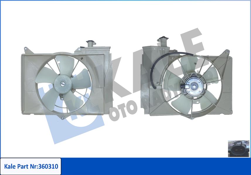 FAN GRUBU TOYOTA YARIS P1 1.3 1.5 99-05-YARIS VERSO 1.3 1.5 00-05 - 12V