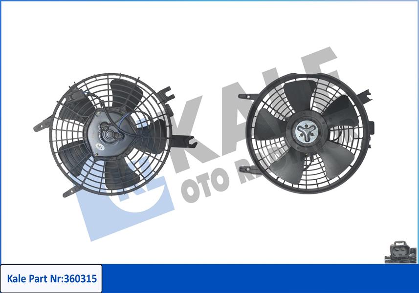 FAN GRUBU TOYOTA COROLLA E11 1.3 2.0D 97-01 - 12V