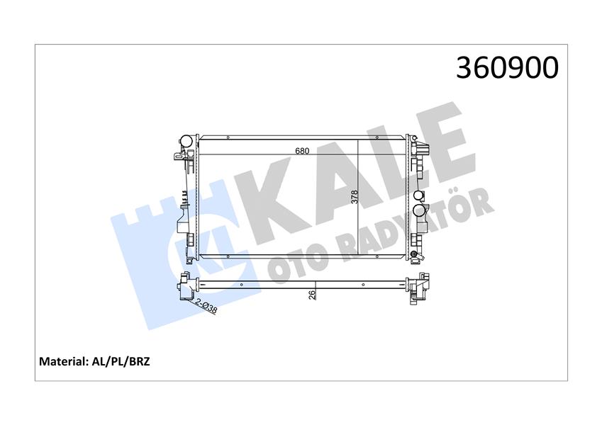 MOTOR SU RADYATORU MERCEDES VITO W639 03