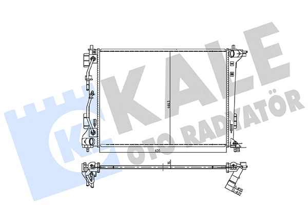 SU RADYATÖRÜ HYUNDAI TUCSON - KIA SPORTAGE IV 1.6-2.4 GDI 15 22 AT BRAZING 635X466.5X16