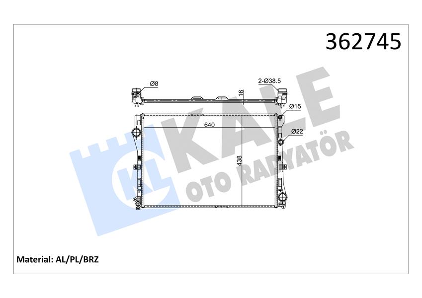 MOTOR SU RADYATORU MERCEDES W205 S205 C205 A205 W213 C238 A238