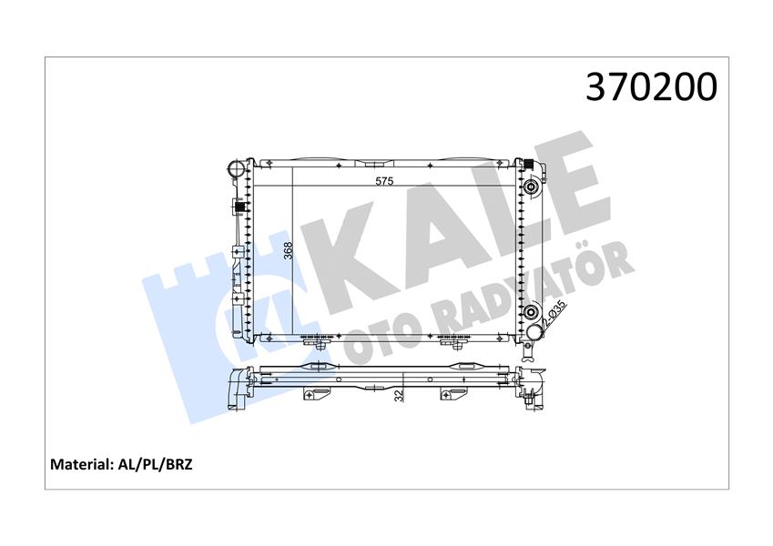MOTOR SU RADYATORU MERCEDES W201 85 93 KLIMALI / OTOMATIK SANZIMAN