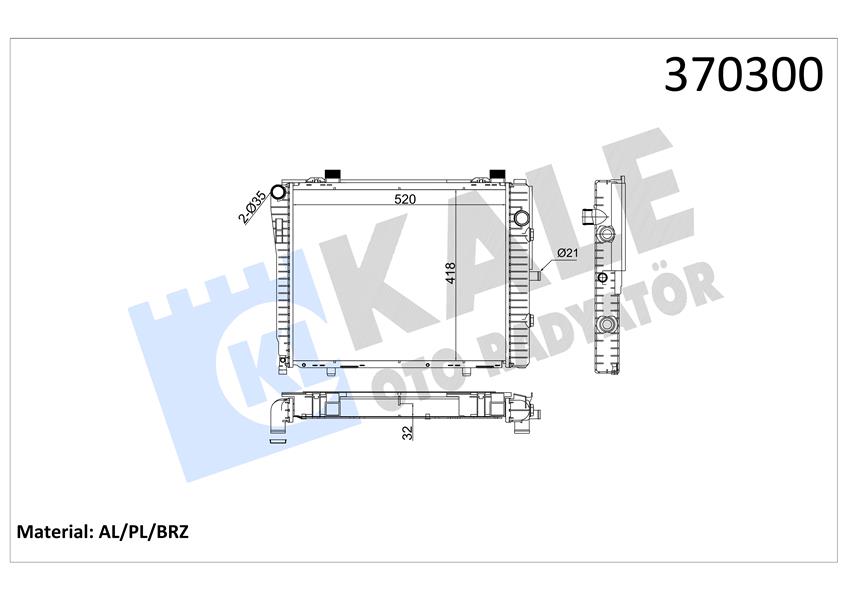 MOTOR SU RADYATORU MERCEDES W202 S202 C208 A208