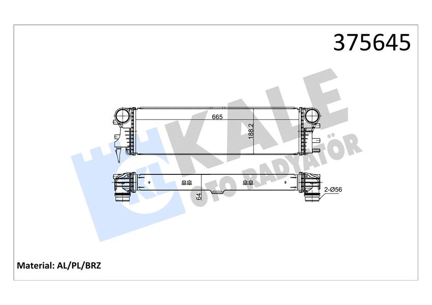 TURBOSARJ RADYATORU MERCEDES VITO W447 14