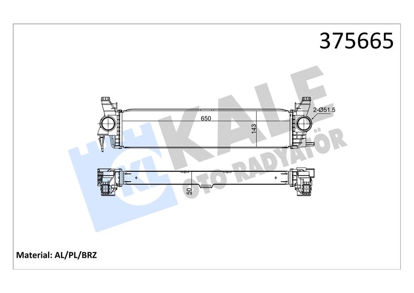 TURBOSARJ RADYATORU MERCEDES VITO W447 14