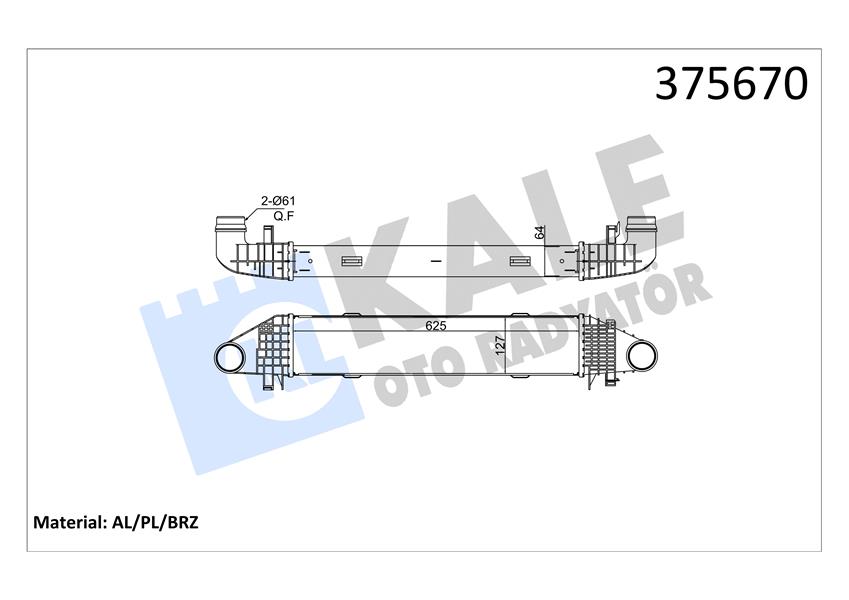 TURBOSARJ RADYATORU MERCEDES W204 S204 C204 W212 C207 A207