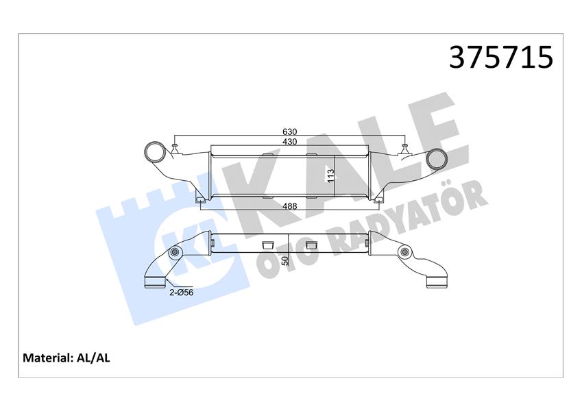 TURBOSARJ RADYATORU MERCEDES W202 S202 C208 A208