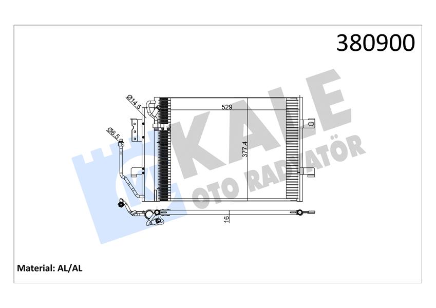 KLIMA RADYATORU MERCEDES A-CLASS W168 97 04