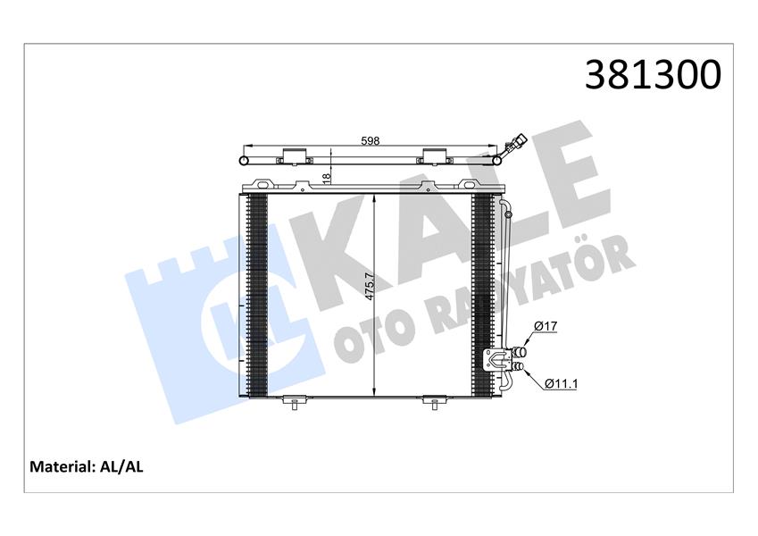 KLIMA RADYATORU MERCEDES E-CLASS W210 96 02