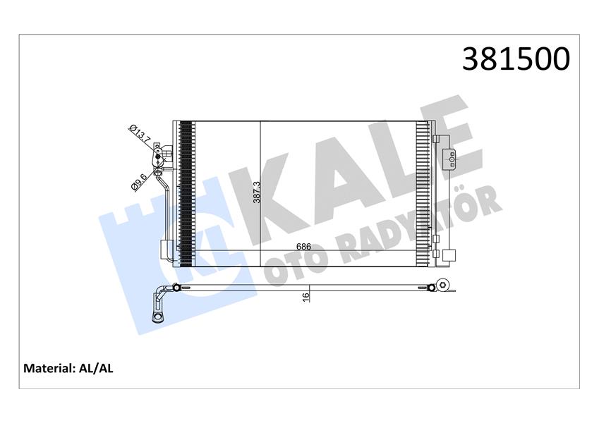 KLIMA RADYATORU MERCEDES VITO W639 03