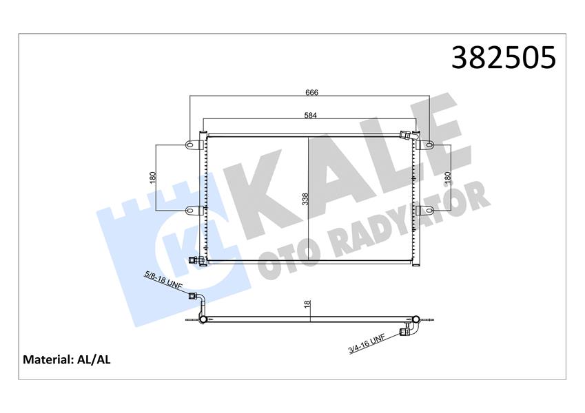 384600 KLİMA RADYATÖRÜ VW POLO-CADDY II 95 SEAT CORDOBA-IBIZA II-INCA 93 1.4 1.6 1.8 19D-TDI-SDI KONDENSER KURUTUCUSUZ BRAZING AL-AL 584X338X18