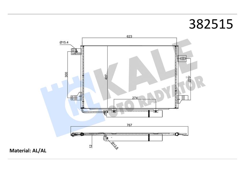 387900 KLIMA RADYATORU MERCEDES W169 W245