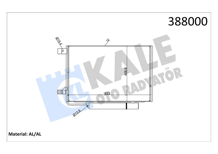 KLIMA RADYATORU MERCEDES W169 W245