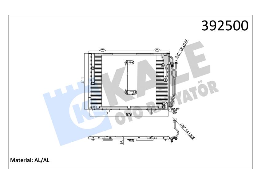 KLIMA RADYATORU MERCEDES W202 S202 W210