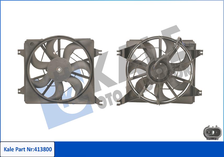 FAN MOTORU DAVLUMBAZLI HYUNDAI ACCENT-ACCENT I 120W-312MM