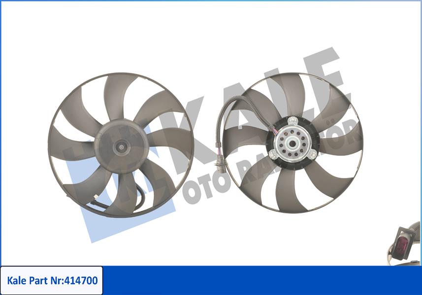 FAN MOTORU DAVLUMBAZLI POLO 05-09 -CORDOBA-IBIZA 02-09 -FABIA 03-08 1.4TDI 250-60W 394MM