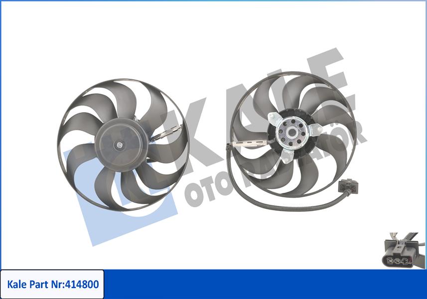 FAN MOTORU DAVLUMBAZLI SEAT LEON-TOLEDO II-SKODA OCTAVIA-VW BORA-GOLF IV 100-60W-292MM