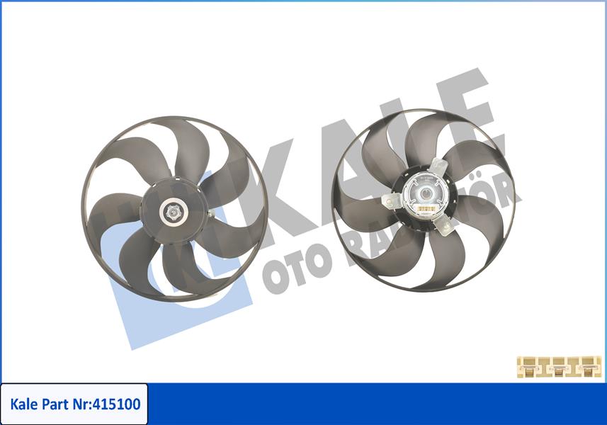 FAN MOTORU DAVLUMBAZLI VOLKSWAGEN PASSAT 250-80W-345MM