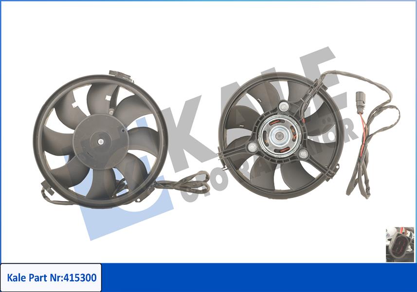FAN MOTORU DAVLUMBAZLI AUDI A6-A8-ALLROAD-VW PASSAT 300W-280MM