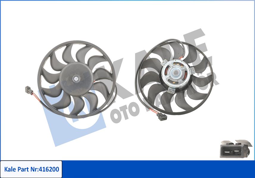 FAN MOTORU PERVANELİ VW TRANSPORTER IV 280W-282MM
