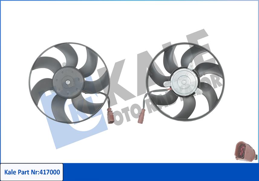 FAN MOTORU DAVLUMBAZLI VW PASSAT 05-07 2.0TDI 200W-296MM