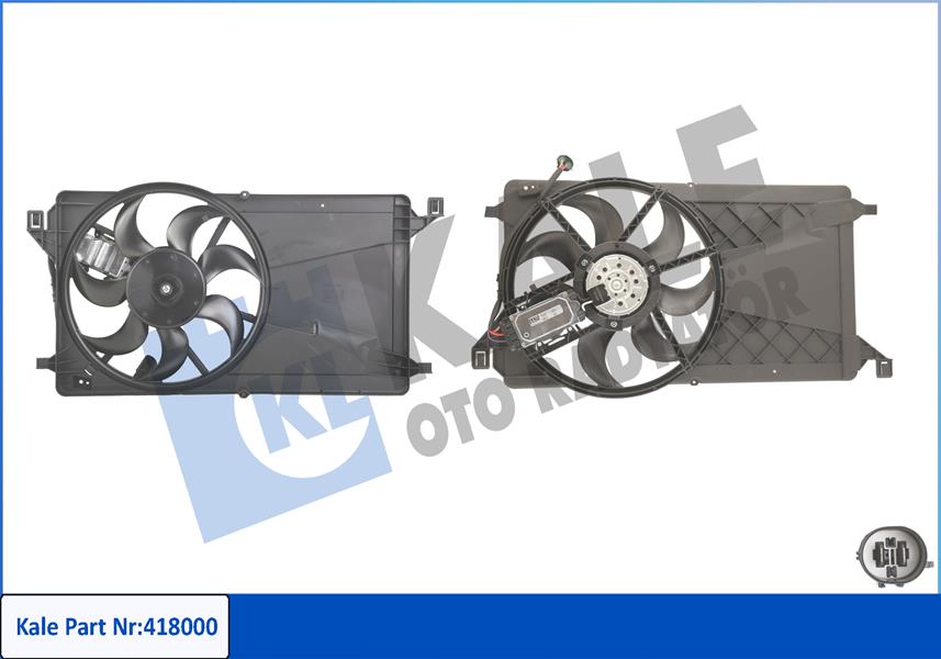 FAN MOTORU KOMPLE AC CMAX 07 FOCUS II CMAX 03 07 FOCUS II 04 VOLVO C30 S40 II V50 1.6TDCI 03