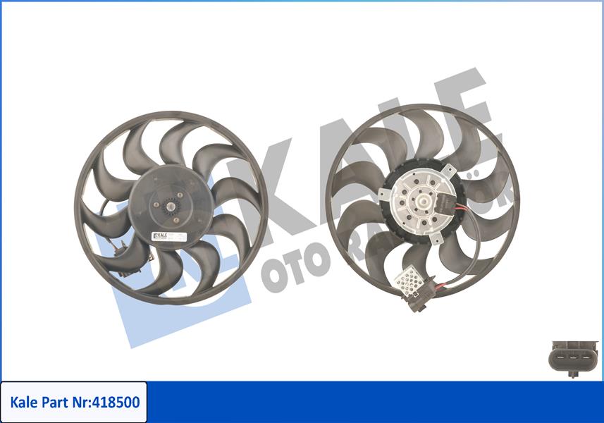 FAN MOTORU PERVANELİ OPEL ASTRA H-ZAFIRA B 280W-315MM