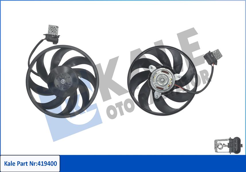 FAN MOTORU DAVLUMBAZLI OPEL CORSA C-TIGRA 250W-294MM