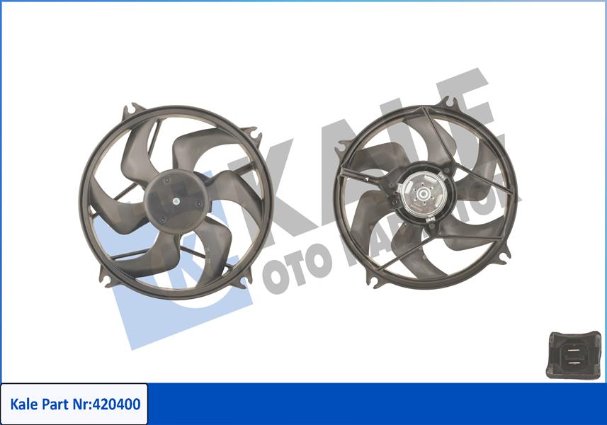 FAN MOTORU DAVLUMBAZLI PARTNER II-BERLINGO III-XSARA PICASSO 1.6HDI 460W-385MM