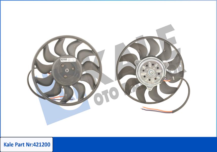 FAN MOTORU PERVANELİ SAĞ AUDI A4-A6 200W-280MM DAVLUMBAZ YOK