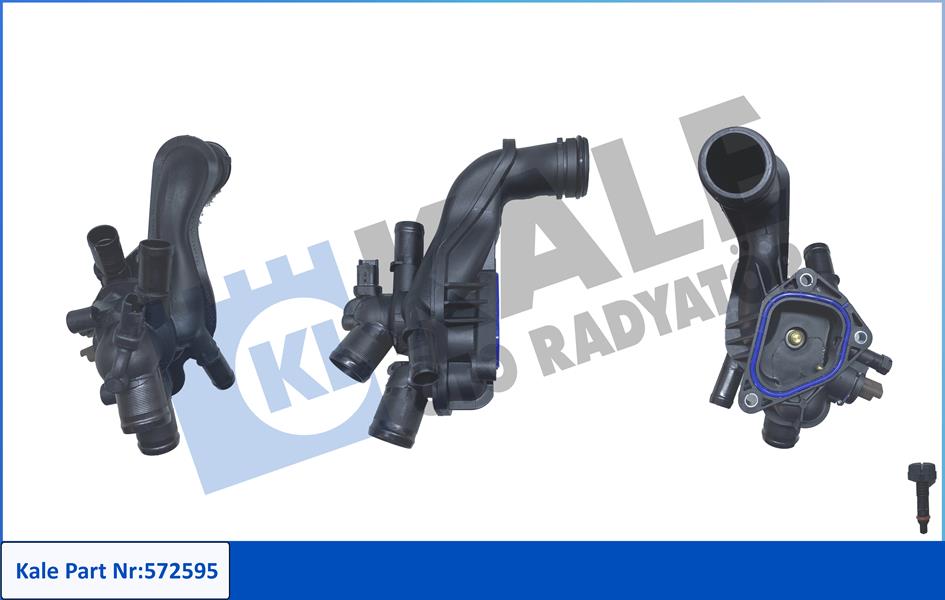 TERMOSTAT 105C KOMPLE P3008-P308-RCZ-P207-P508-P208-P5008-C4-C4 PICASSO-DS3-DS5-C5 III 1.6 TURBO 16V EP6DT-EP6CDT -MINI COOPER 1.6 THP 16V N14B16A-N14B16C