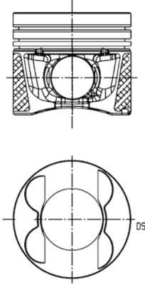 PISTON SEGMAN 0.50 83.50MM MERCEDES OM651 W176 W246 W204 C218 X204 W212 W447 W639 B906 B907 B910