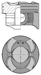 PISTON SEGMAN STD 72.00MM SMART FORTWO M132 W451 07