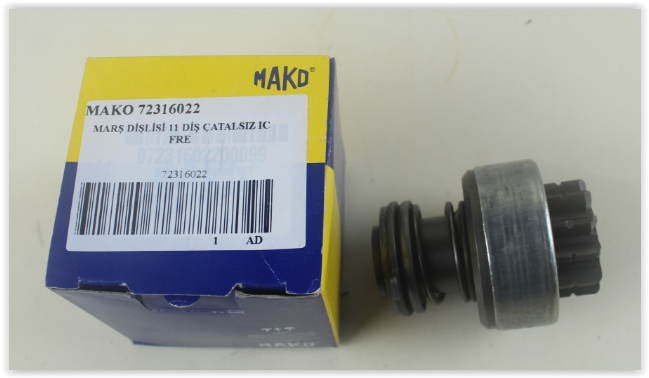 X MARŞ DİŞLİSİ 11 DİŞ ÇATALSIZ IC FREZE STEYR-PANCAR MOTOR