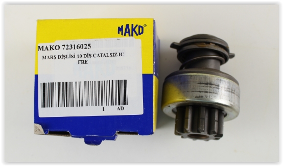 X MARŞ DİŞLİSİ 10 DİŞ ÇATALSIZ IC FREZE TM30
