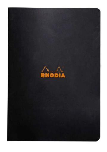 RHODIA A4 KARELI DEFTER SİYAH KAPAK 48