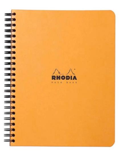 RHODIA 16*21 CM KARELI DEFTER TURUNCU  80