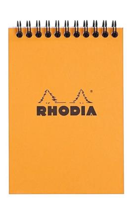 RHODIA A5 KARELI BLOKNOT TURUNCU SPIRALLI 80 YAPRAK