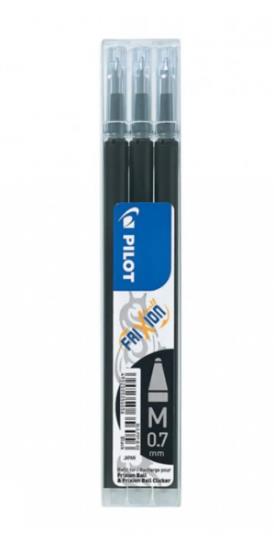 PILOT FRIXION 0.7 SIYAH REFIL 3 LU SET