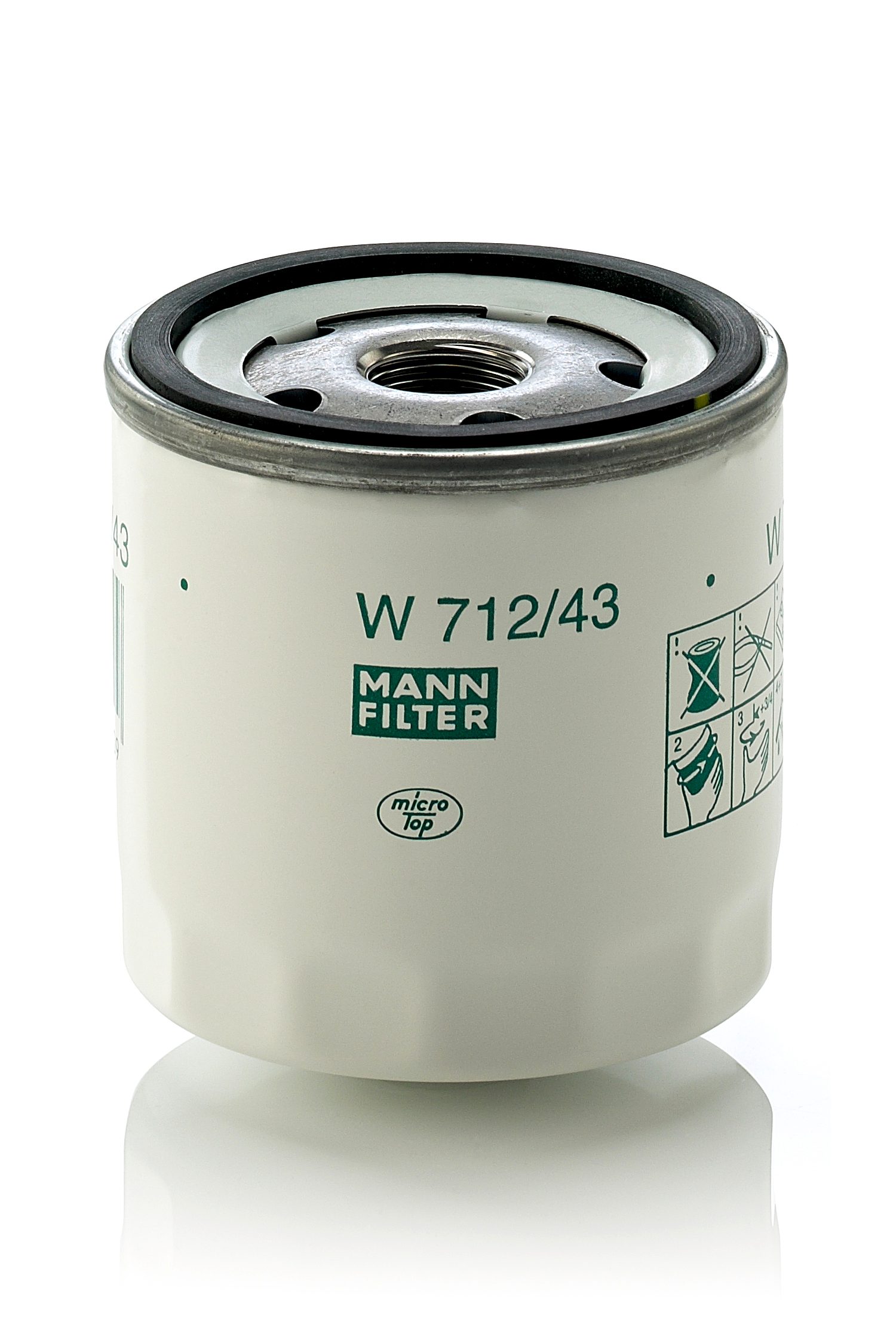 MANN FILTER W 712/43 YAĞ FİLTRESİ FİESTA-CMAX-FOCUS-MONDEO-KA