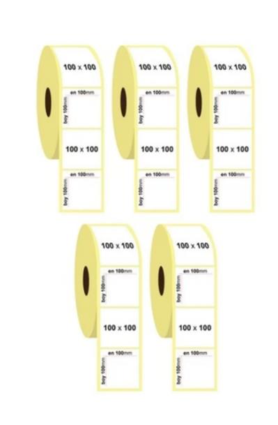 100X100 TERMAL ETİKET TEKLİ