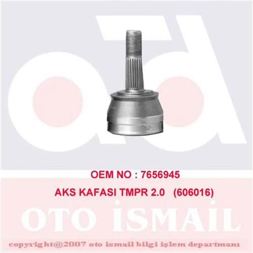 X AKS KAFASI DIŞ TMPR 2.0 ABS SİZ 150016